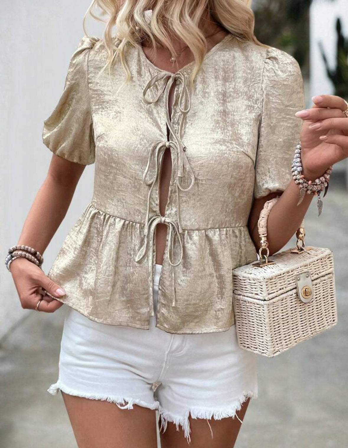 Blusa lazos