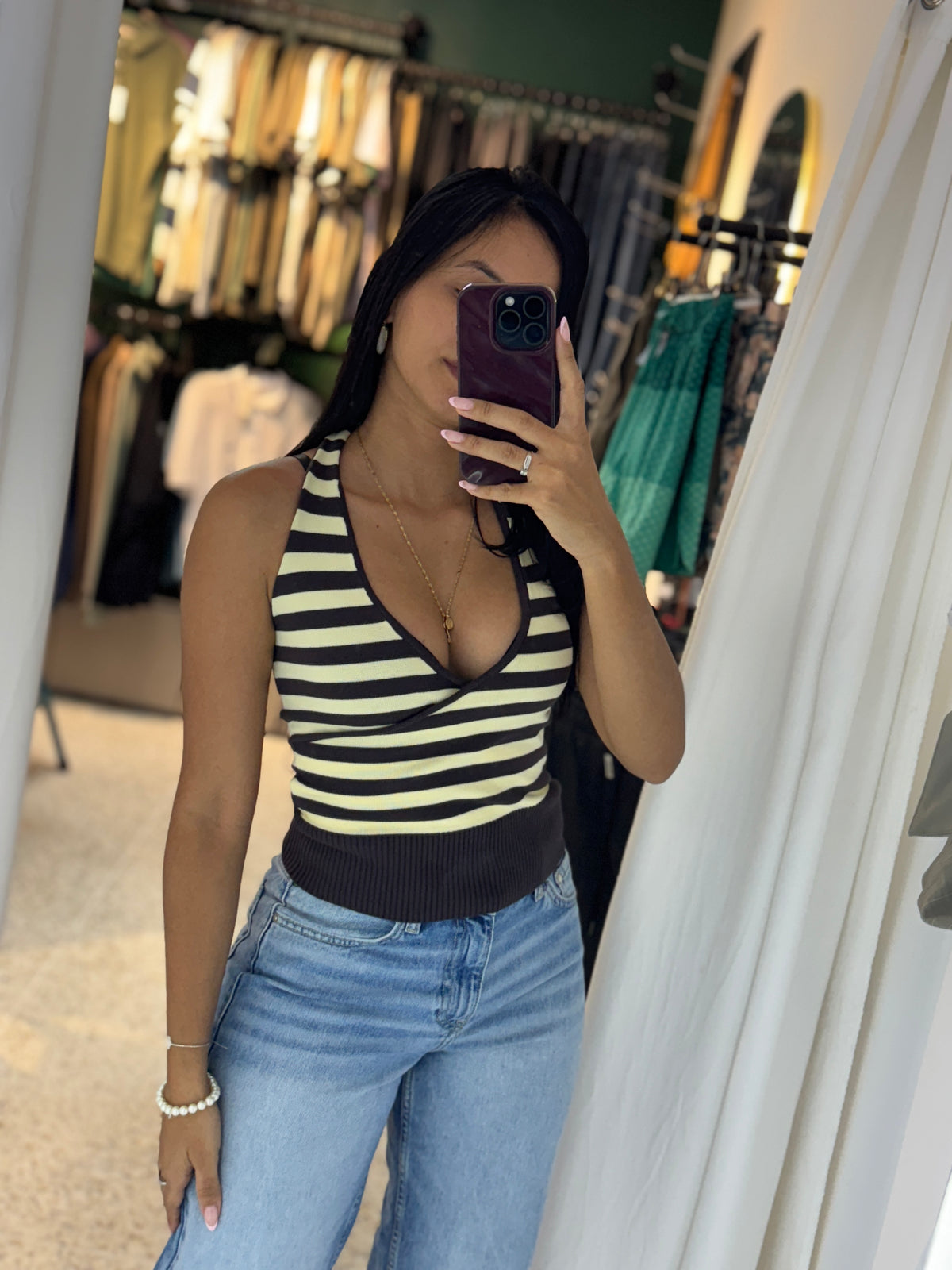 Bershka top de tejido