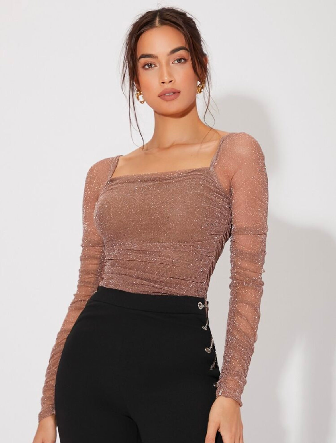 Blusa brillante