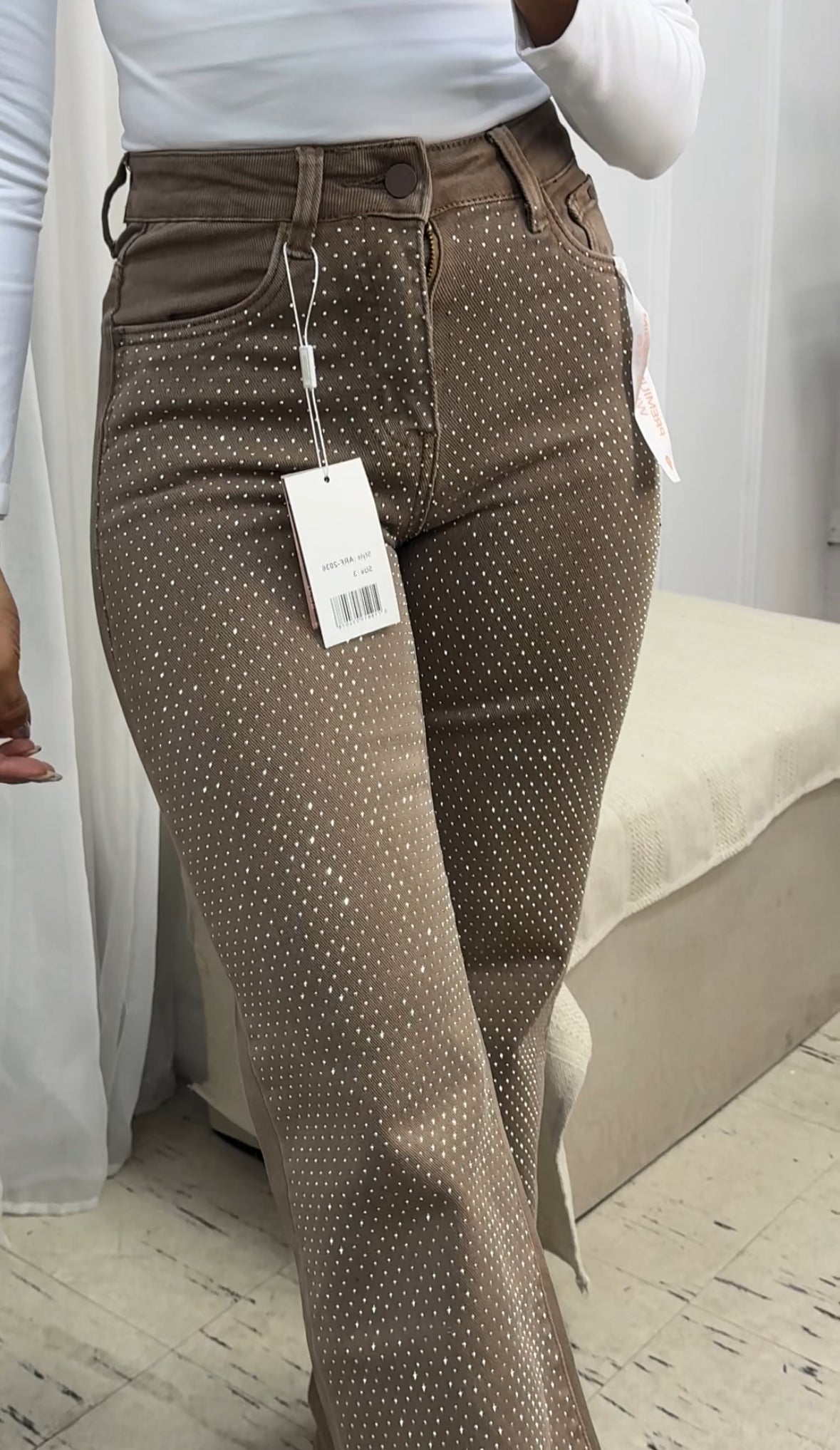 Pantalón de brillos