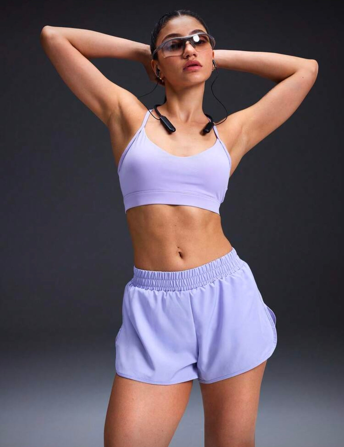 Set deportivo lila