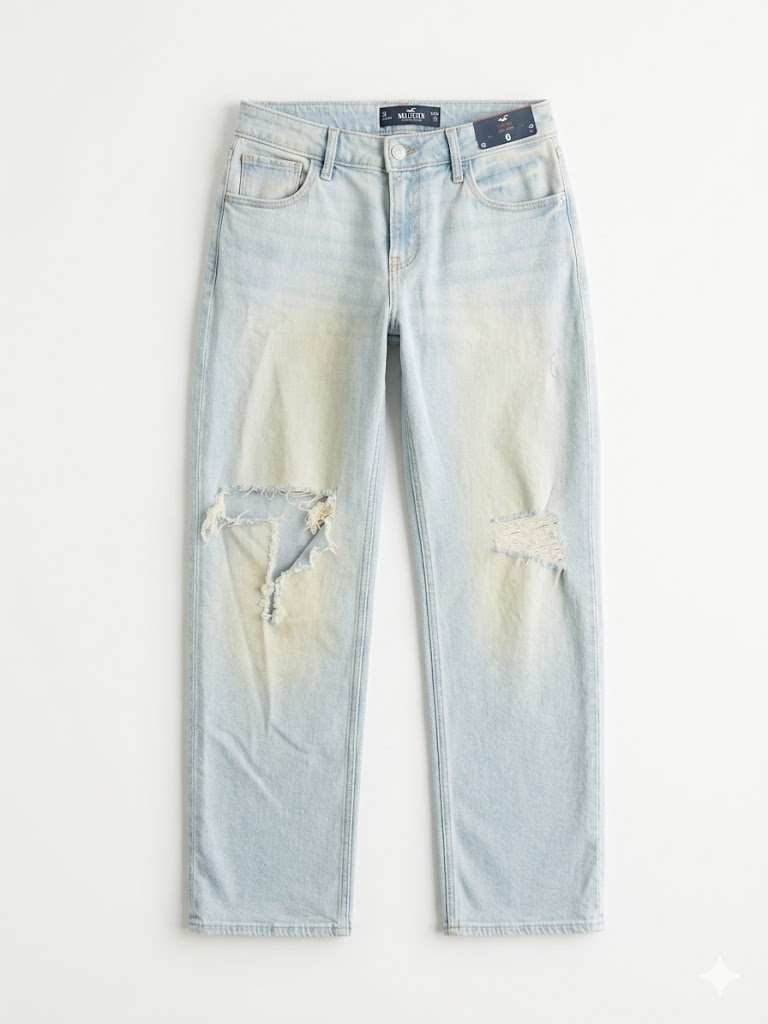 Dad jeans a la cadera