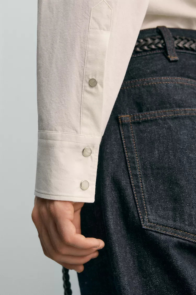 Camisa de jeans Zara
