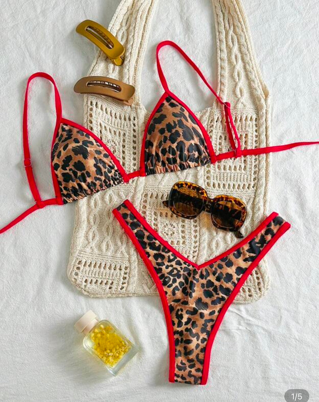 Animal print rojo
