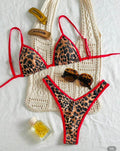 Animal print rojo