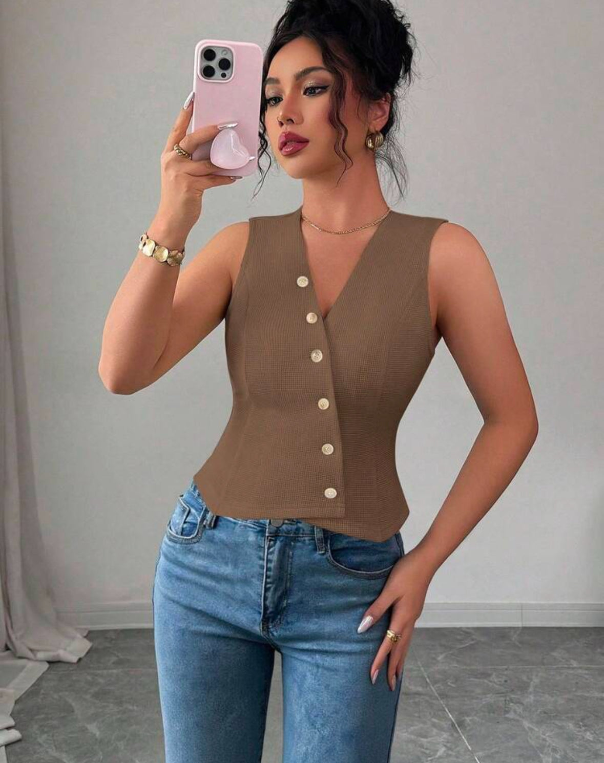 Chaleco cruzado