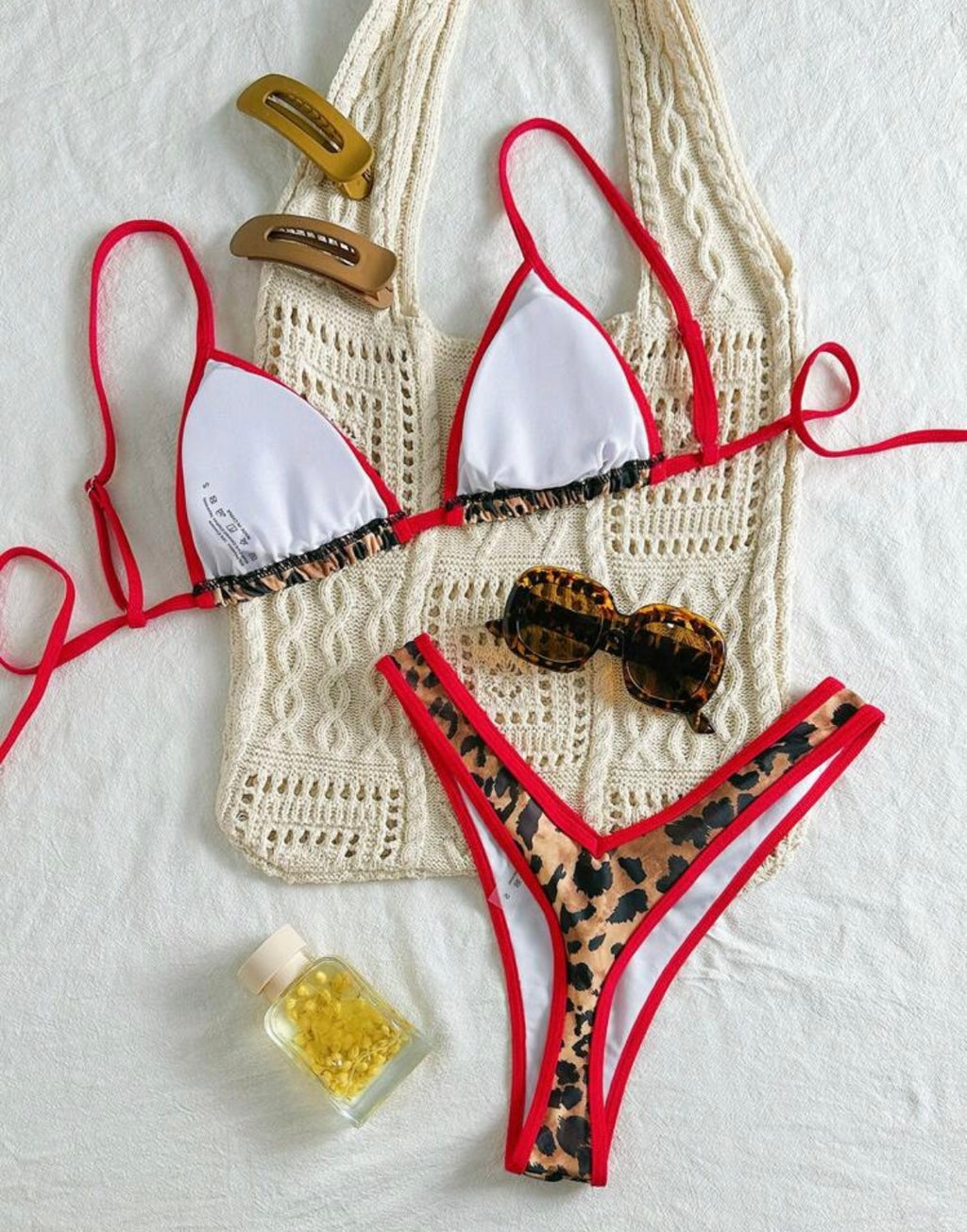 Animal print rojo