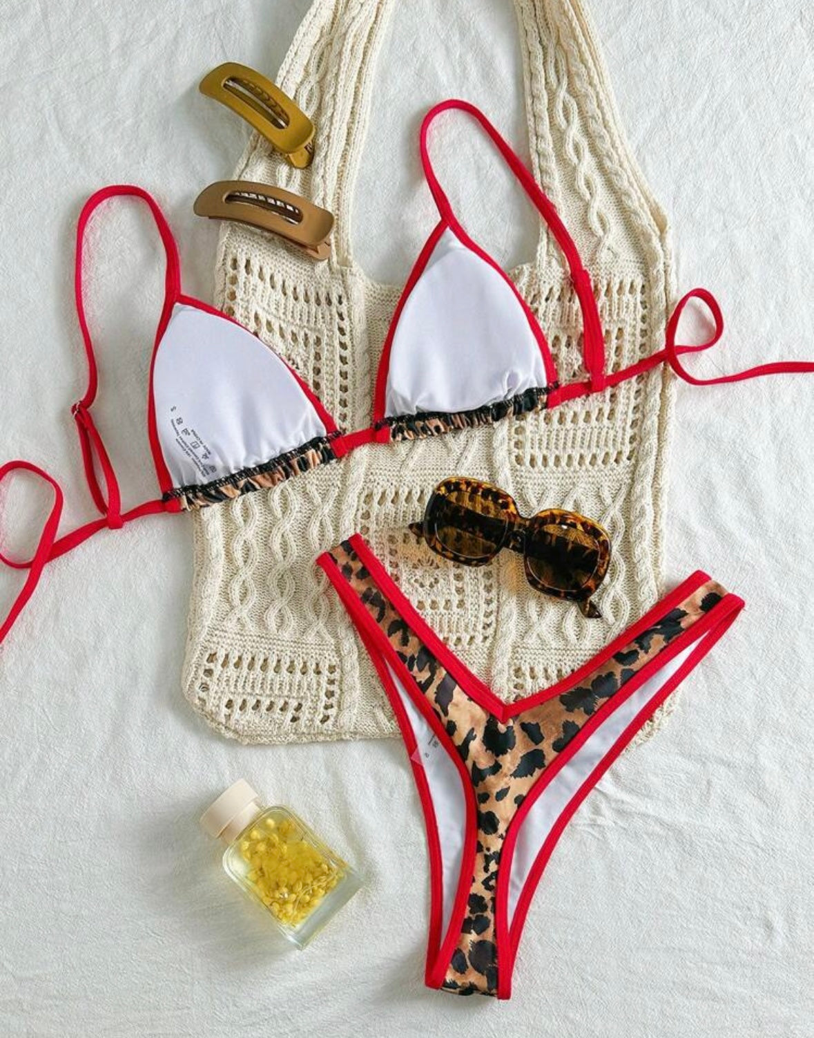 Animal print rojo